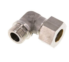 G 1'' Male x 25S Stainless steel 90 deg Elbow Compression Fitting 400 Bar DIN 2353