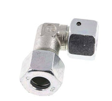 M20x1.5 x 12S Zinc plated Steel Adjustable 90 deg Elbow Fitting with Sealing cone and O-ring 630 Bar DIN 2353