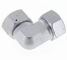 M52x2 x 38S Zinc plated Steel Adjustable 90 deg Elbow Fitting with Sealing cone and O-ring 315 Bar DIN 2353