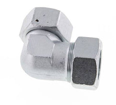 M52x2 x 38S Zinc plated Steel Adjustable 90 deg Elbow Fitting with Sealing cone and O-ring 315 Bar DIN 2353