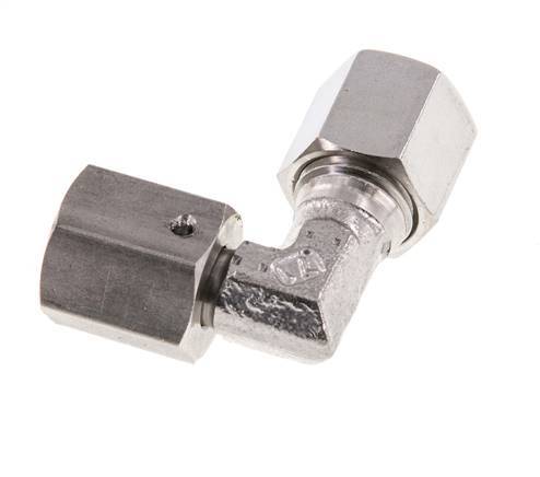 M14x1.5 x 6S Stainless steel Adjustable 90 deg Elbow Fitting with Sealing cone and O-ring 630 Bar DIN 2353