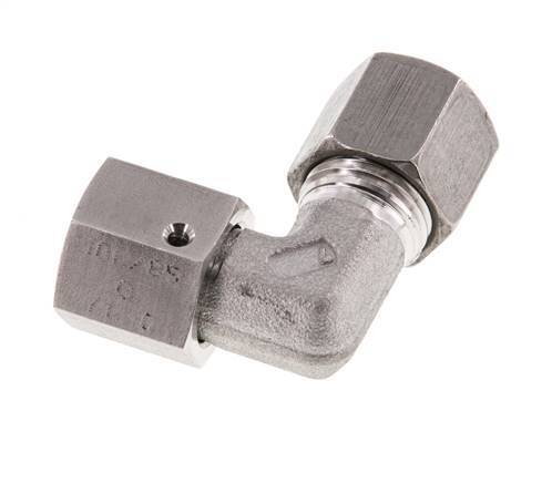 M16x1.5 x 8S Stainless steel Adjustable 90 deg Elbow Fitting with Sealing cone and O-ring 630 Bar DIN 2353