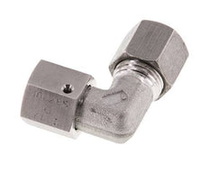 M16x1.5 x 8S Stainless steel Adjustable 90 deg Elbow Fitting with Sealing cone and O-ring 630 Bar DIN 2353
