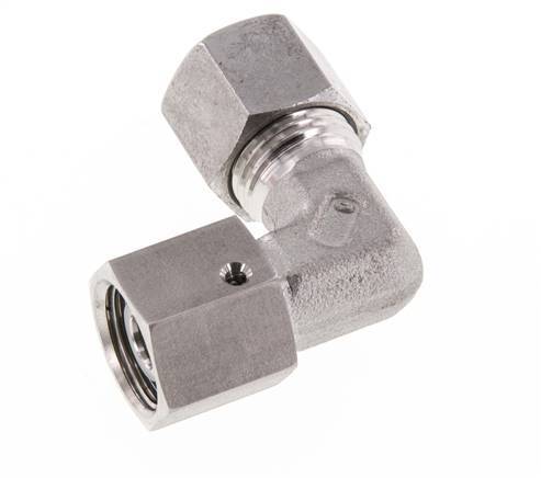M16x1.5 x 10L Stainless steel Adjustable 90 deg Elbow Fitting with Sealing cone and O-ring 315 Bar DIN 2353