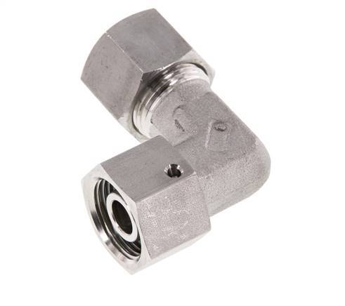 M20x1.5 x 12S Stainless steel Adjustable 90 deg Elbow Fitting with Sealing cone and O-ring 630 Bar DIN 2353