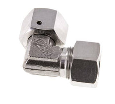 M22x1.5 x 15L Stainless steel Adjustable 90 deg Elbow Fitting with Sealing cone and O-ring 315 Bar DIN 2353