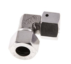 M22x1.5 x 15L Stainless steel Adjustable 90 deg Elbow Fitting with Sealing cone and O-ring 315 Bar DIN 2353