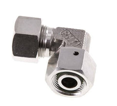 M22x1.5 x 15L Stainless steel Adjustable 90 deg Elbow Fitting with Sealing cone and O-ring 315 Bar DIN 2353