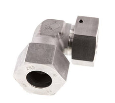 M36x2 x 25S Stainless steel Adjustable 90 deg Elbow Fitting with Sealing cone and O-ring 400 Bar DIN 2353