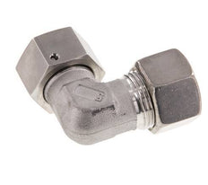 M30x2 x 20S Stainless steel Adjustable 90 deg Elbow Compression Fitting with Sealing cone and O-ring 400 Bar DIN 2353
