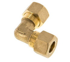 12mm Brass 90 deg Elbow Compression Fitting 75 Bar DIN EN 1254-2