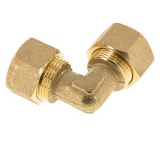 16mm Brass 90 deg Elbow Compression Fitting 76 Bar DIN EN 1254-2