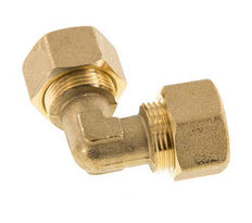 16mm Brass 90 deg Elbow Compression Fitting 76 Bar DIN EN 1254-2