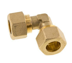 16mm Brass 90 deg Elbow Compression Fitting 76 Bar DIN EN 1254-2