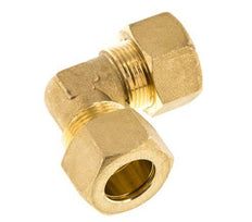 18mm Brass 90 deg Elbow Compression Fitting 67 Bar DIN EN 1254-2