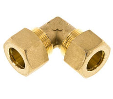 18mm Brass 90 deg Elbow Compression Fitting 67 Bar DIN EN 1254-2