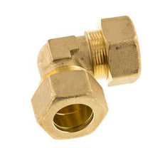 22mm Brass 90 deg Elbow Compression Fitting 54 Bar DIN EN 1254-2