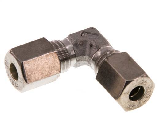 6L Stainless steel 90 deg Elbow Compression Fitting 315 Bar DIN 2353