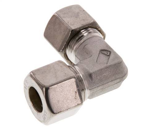 14S Stainless steel 90 deg Elbow Compression Fitting 630 Bar DIN 2353