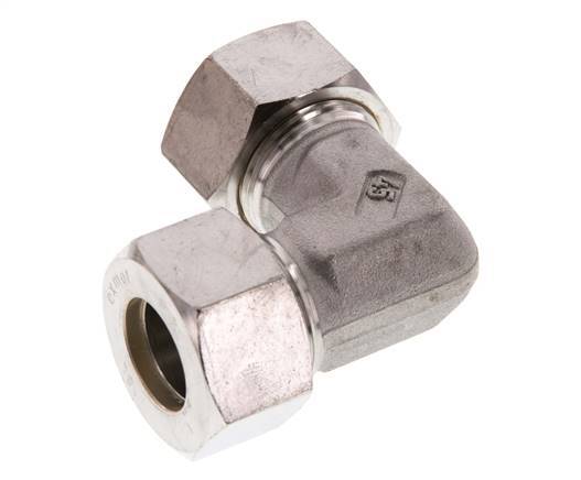 18L Stainless steel 90 deg Elbow Compression Fitting 315 Bar DIN 2353