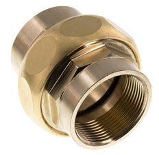 Rp 1 1/2'' Brass Double Nipple 3-pieces with Conically sealing 16 Bar
