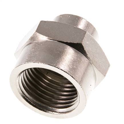 G 1/2'' x G 1/4'' Nickel plated Brass Socket 16 Bar [2 Pieces]