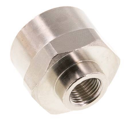 G 1/2'' x G 1/8'' Nickel plated Brass Socket 16 Bar