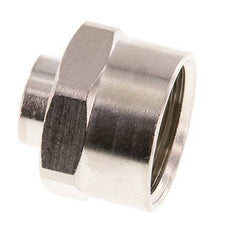 G 1/2'' x G 1/8'' Nickel plated Brass Socket 16 Bar