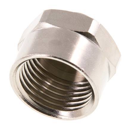 G 1/2'' x G 1/8'' Nickel plated Brass Socket 16 Bar
