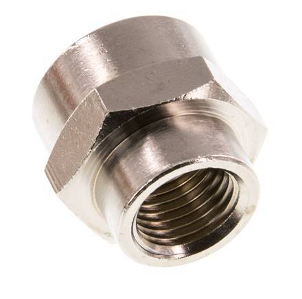 G 3/8'' x G 1/4'' Nickel plated Brass Socket 16 Bar [2 Pieces]