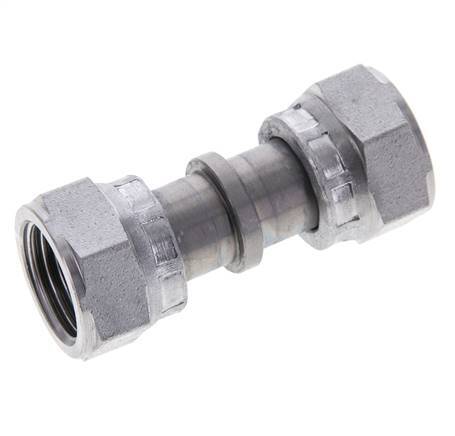 UN 11/16''-16 Zinc plated Steel Socket ORFS with Union nut 630 Bar - Hydraulic