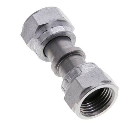 UN 11/16''-16 Zinc plated Steel Socket ORFS with Union nut 630 Bar - Hydraulic