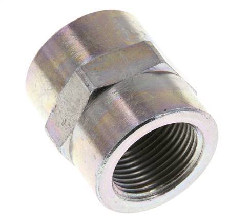 G 3/4'' Zinc plated Steel Socket 200 Bar - Hydraulic