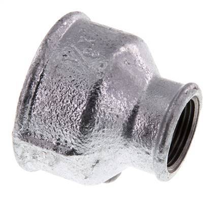 Rp 1 1/2'' x Rp 3/4'' Zinc plated Cast iron Round Socket 25 Bar