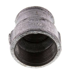 Rp 1 1/4'' x Rp 1'' Zinc plated Cast iron Round Socket 25 Bar [2 Pieces]
