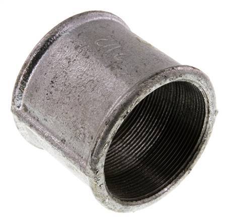 Rp 2 1/2'' Zinc plated Cast iron Round Socket 25 Bar