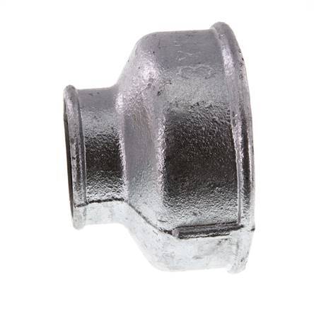 Rp 3'' x Rp 1 1/2'' Zinc plated Cast iron Round Socket 25 Bar