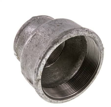 Rp 3'' x Rp 2'' Zinc plated Cast iron Round Socket 25 Bar
