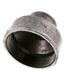 Rp 4'' x Rp 2'' Zinc plated Cast iron Round Socket 25 Bar