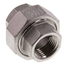 1/2'' NPT Stainless steel Double Nipple 3-pieces with Conically sealing 16 Bar