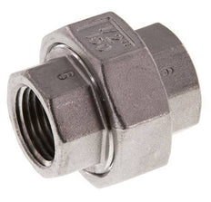 1/2'' NPT Stainless steel Double Nipple 3-pieces with Conically sealing 16 Bar