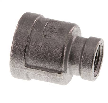 Rp 1/2'' x Rp 1/4'' Stainless steel Round Socket 16 Bar