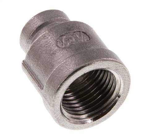 Rp 1/2'' x Rp 1/4'' Stainless steel Round Socket 16 Bar