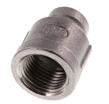 Rp 1/2'' x Rp 1/4'' Stainless steel Round Socket 16 Bar