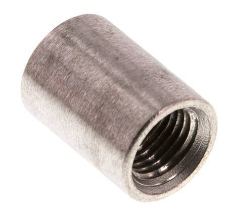 1/4'' NPT Stainless steel Round Socket 16 Bar [2 Pieces]