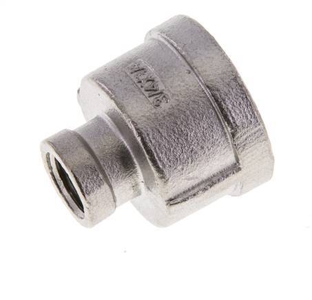 3/4'' NPT x 1/4'' NPT Stainless steel Round Socket 16 Bar