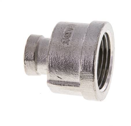 3/4'' NPT x 1/4'' NPT Stainless steel Round Socket 16 Bar