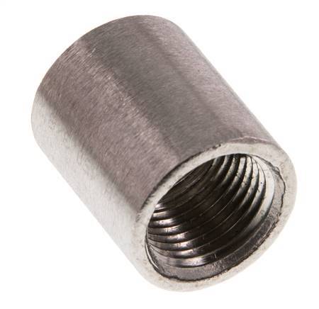 3/8'' NPT Stainless steel Round Socket 16 Bar [2 Pieces]