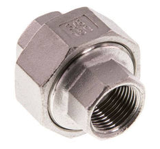 Rp 3/8'' Stainless steel Double Nipple 3-pieces with Conically sealing 16 Bar