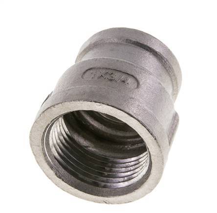1'' NPT x 3/4'' NPT Stainless steel Round Socket 16 Bar